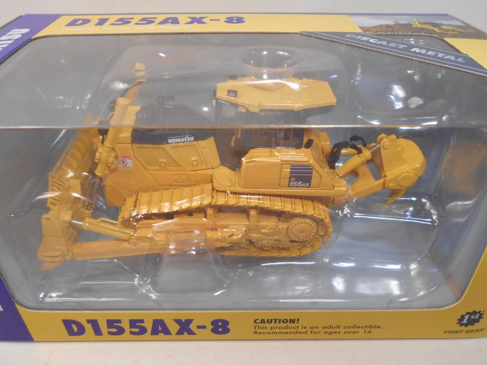 1st Gear - (60-0325) - 1/64 Scale - Komatsu - D155AX-8 - Dozer w/Ripper - NIB - Image 2 of 4