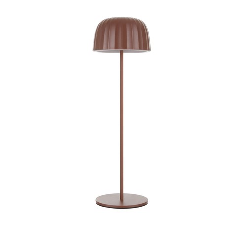 Lampada da tavolo touch ricaricabile marrone 35 cm marrone