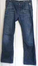 Replay Mens Dilmore Jeans Boot Cut Button Fly - 32w - Blue