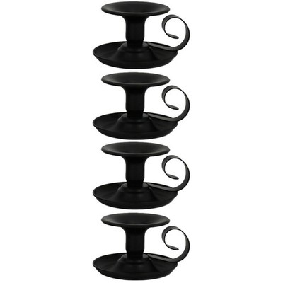 2 Count Stabkerzenständer Teelichter Halter Iron Candlestick Holder Retro