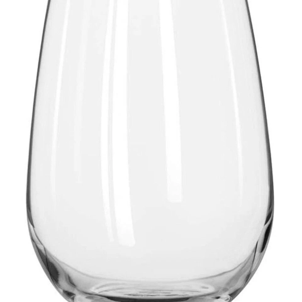 Copas de vino blanco sin tallo de vidrio transparente - Juego de 4 Foto 4 de 4