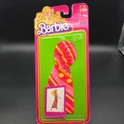 Vintage NEW Barbie 1978 Best Buy Fashions #1351 Multicolor Off Shoulder Dress
