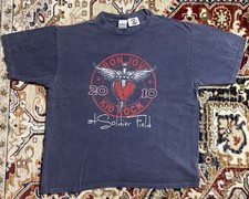 Kid Rock & Bon Jovi The Circle 2010 Tour Concert Soldier Field T-Shirt ADULT L