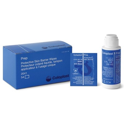 Coloplast Prep Skin Barrier Wipe NonWoven Gauze 1 Count(s) 54 Wipes/Count
