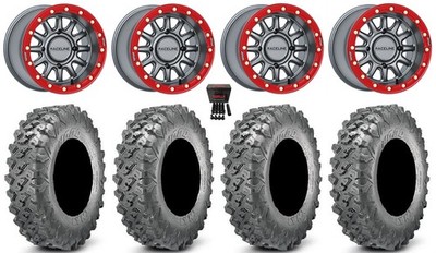 Raceline Alpha Bdlk 15'' Wheels Gm 32'' Lynx SXS Tires Honda Pioneer 1K / Talon