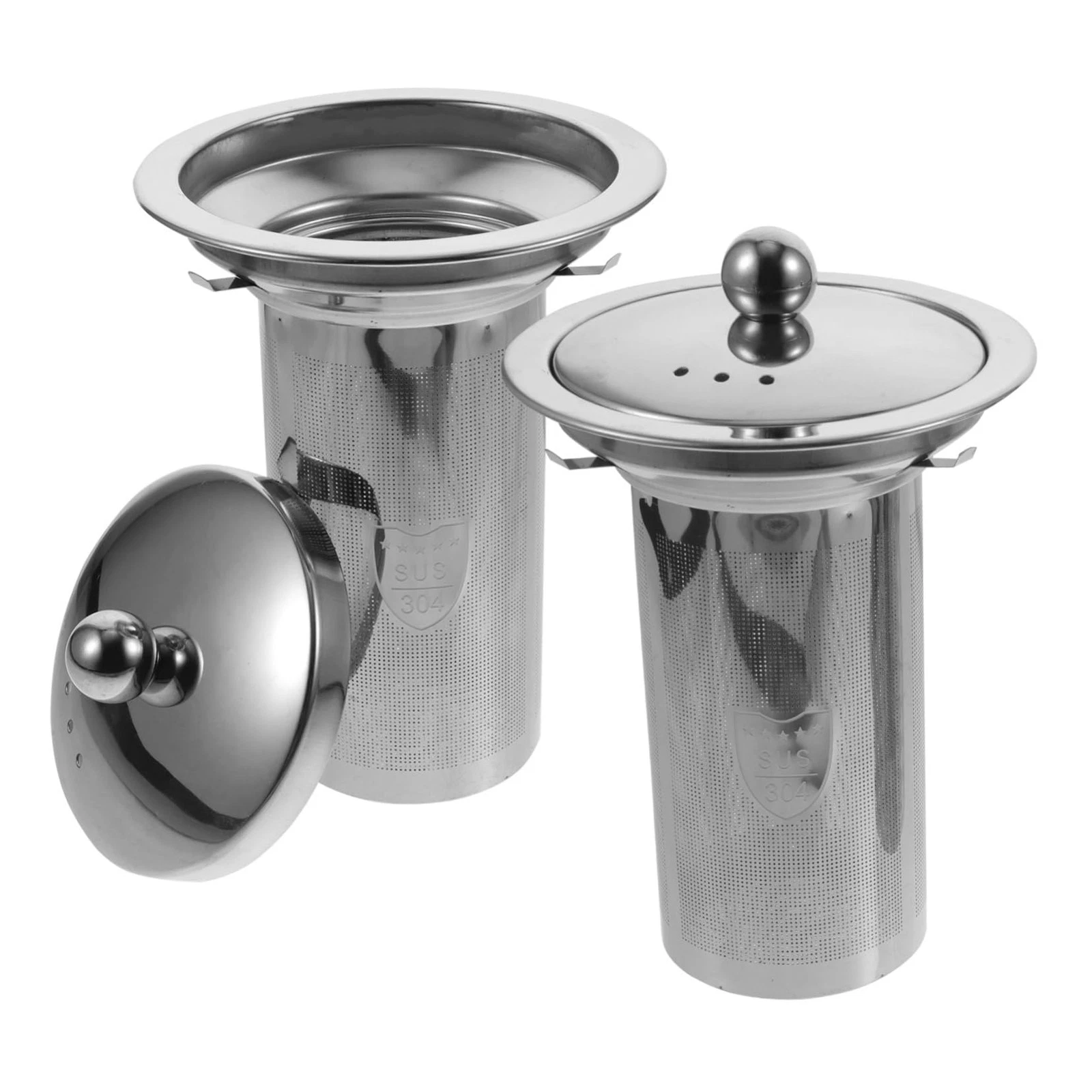 Tea Pot Infuser Replacement 2 Pack Fine Mesh Tea Strainer for Loose Tea Teapo...