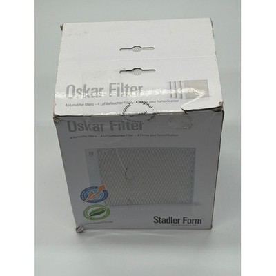 Stadler Form Oskar Humidifier Filter 4 Pack Replacement Wicks White New Box Wear