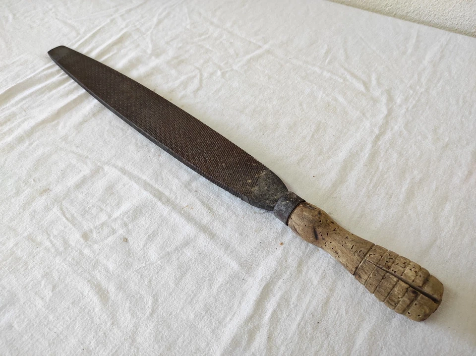 Outil à main ancienne Lime Râpe pour Maréchal Ferrant 51 cm - Photo 4/4
