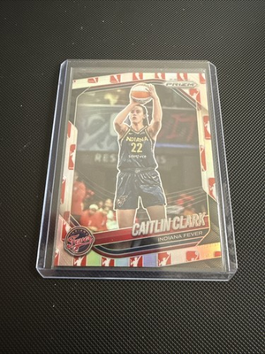 #ad #ad 2025 PRIZM WNBA CAITLIN CLARK LOGO PRIZM #22 EXCLUSIVE #22 FEVER $120.00