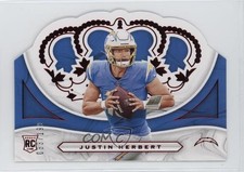 2020 Panini Chronicles Crown Royale Red 33/199 Justin Herbert #CR-3 1c3k