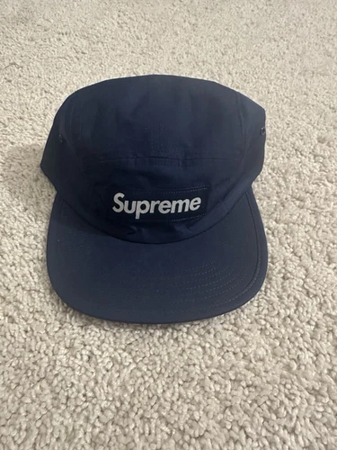 Casquette de camp Supreme cirée Ripstop FW24 « Marine »