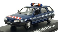 Norev 1/43 Scale 512103 - Renault 21 Nevada Gendarmerie Car - Blue