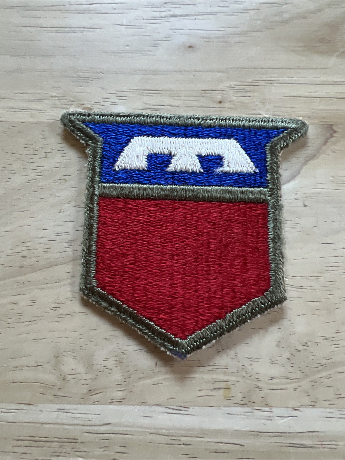 Original WWII US Army 76th Infantry Division patch.  NOS
