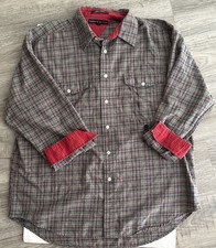 Tommy Hilfiger Plaid Button Down Vintage 2001 Shirt Men's Size XL