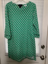 Crown And Ivy, Petite Large, Womens, 3/4 Sleeve Dress. Size PL.Euc!