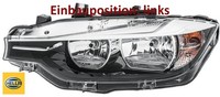Hella 1EG012101-911 Hauptscheinwerfer Links Scheinwerfer Frontscheinwerfer