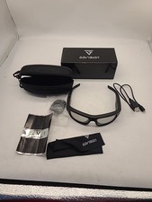 Govision Sunglasses With Clear And Black Lenses Model 988 W Video Camera