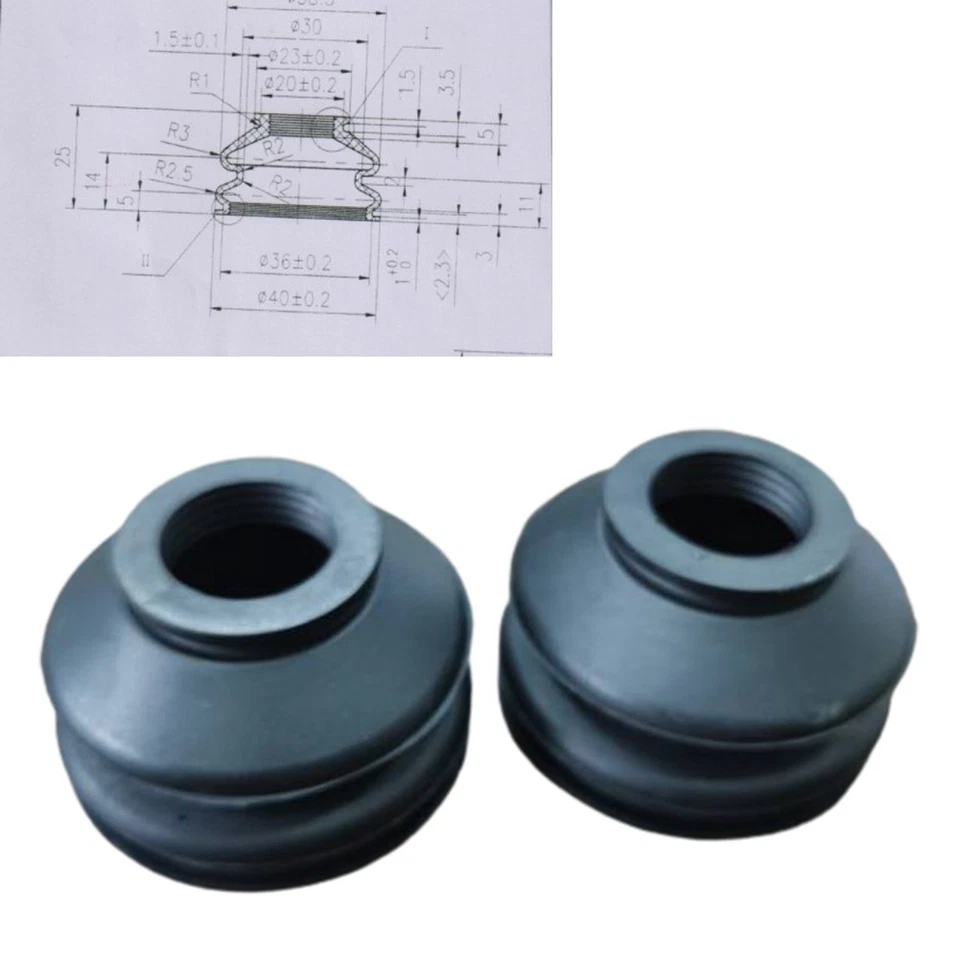 2x  Multipack Ball Joint Rubber Dust Boot Covers Track Rod End Set Kit - Image 3 of 4
