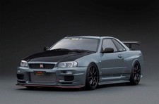 Ignition-Model Nissan Skyline GT-R R34 BNR34 Top Secret Stealth Grey 1:18