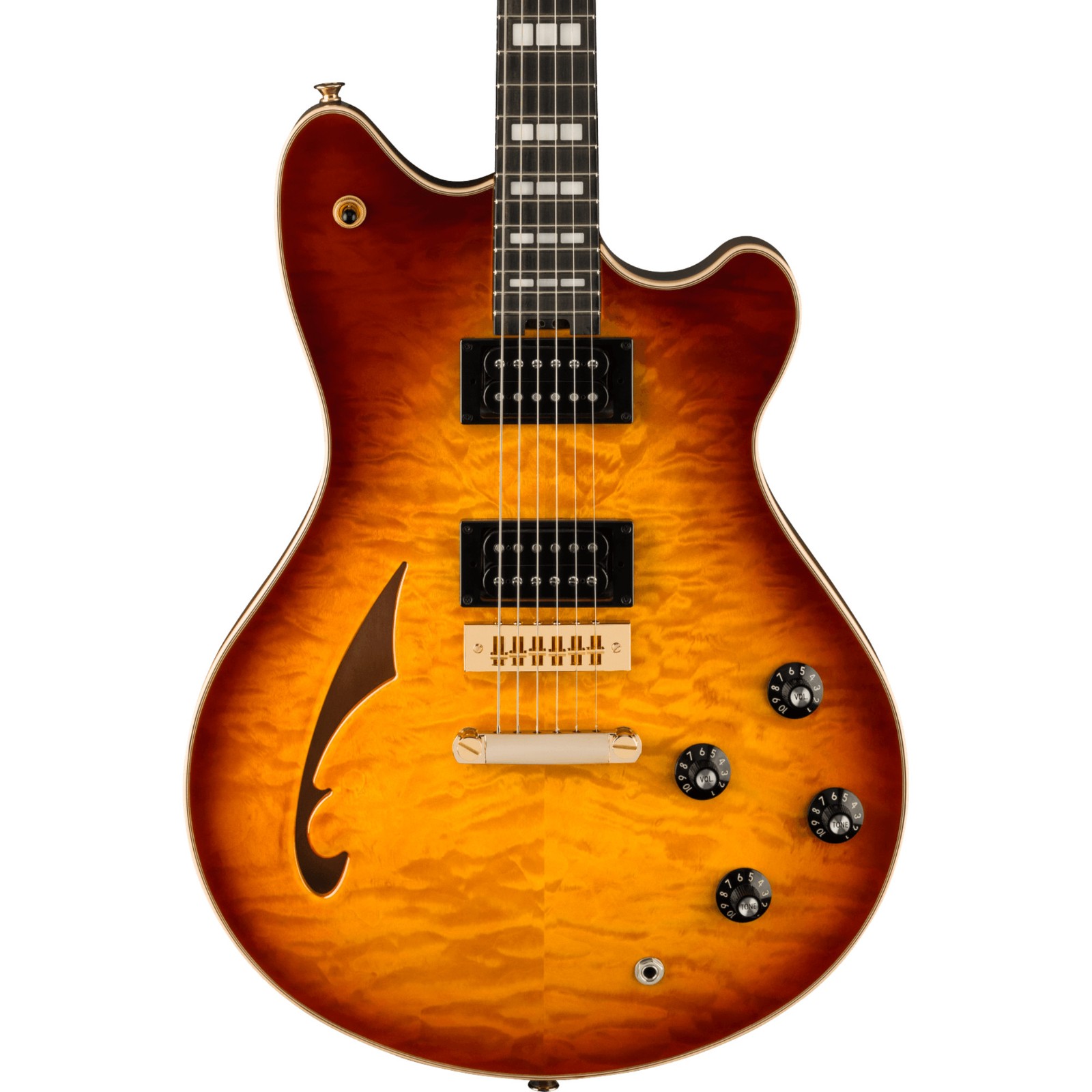 Полу-полая электрогитара EVH SA-126 Special QM Tobacco Sunburst 329290₽