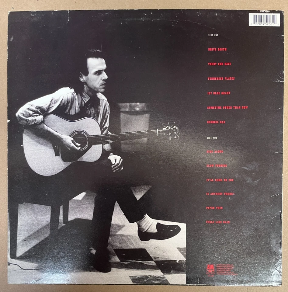 JOHN HIATT SLOW TURNING 1ST UK PRESS 1988 A&M A1/B1 w/INNER LYRIC SHEET - Image 2 of 3