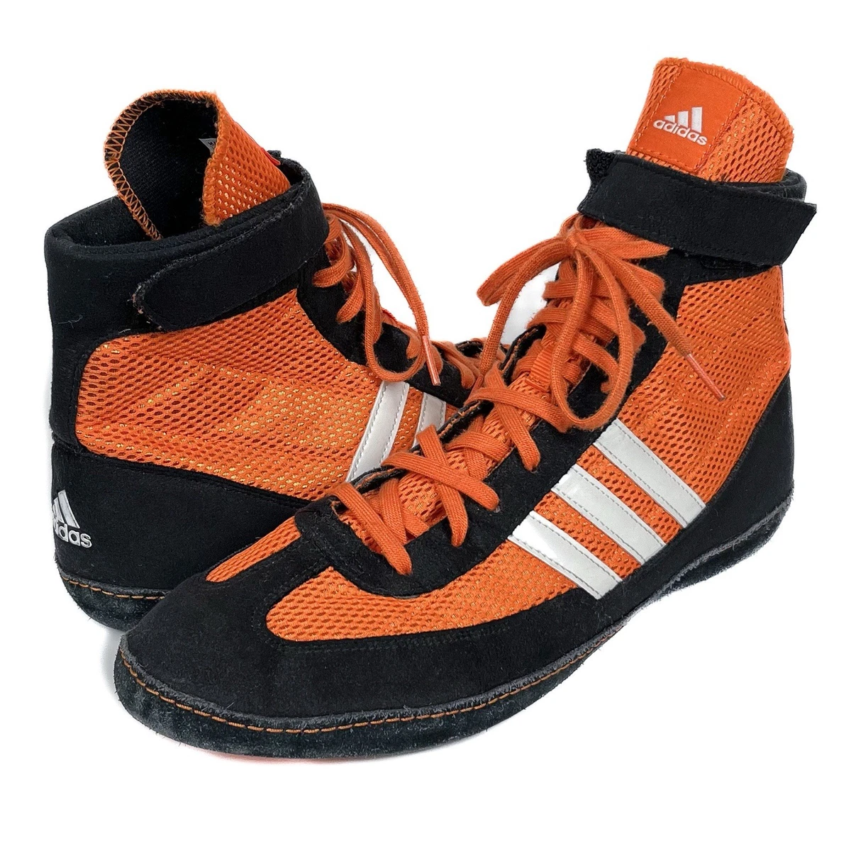 RARE Adidas Combat Speed 4 Wrestling Shoes (M18782) Orange Black
