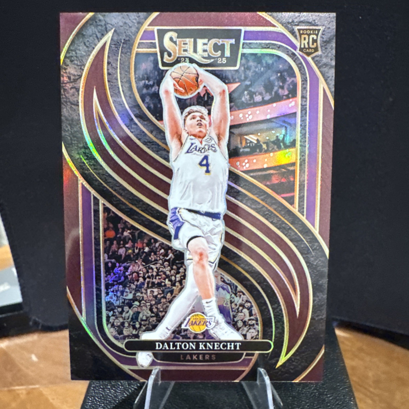 2024-25 Select Dalton Knecht RC #186 Premier Maroon Prizm /175