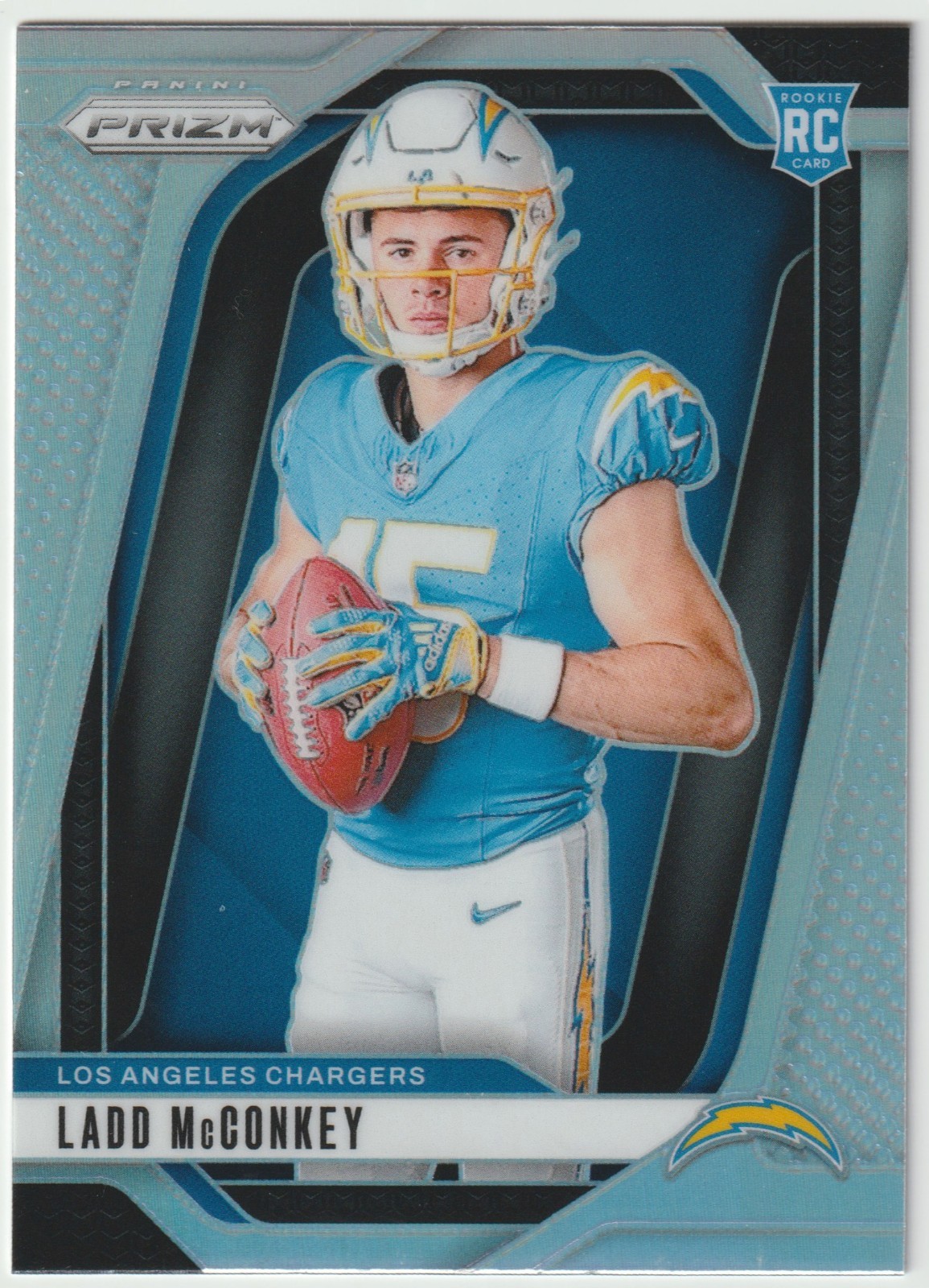 Ladd McConkey Panini Prizm Rookie Variation #24 Base
