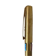 WATERMAN QUATTRO GOLD PLATED 4 COLORS BALLPOINT PEN VINTAGE Plaque GR-G