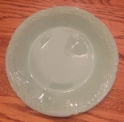 HTF Fire King Jadeite Sheaves of Wheat 9" Dinner Plate