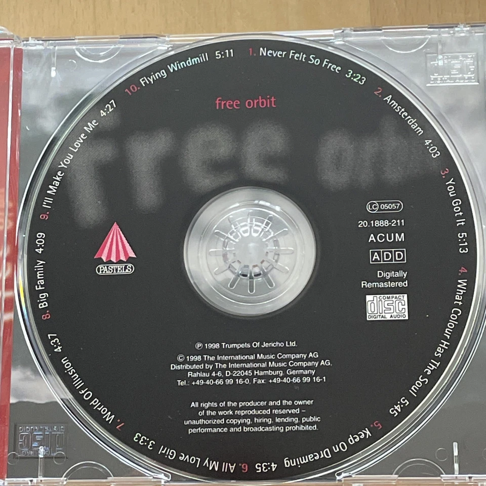 CD "FREE ORBIT - FREE ORBIT" Udo Lindenberg, Jazz-Rock, Folk-Rock - Bild 3 von 4