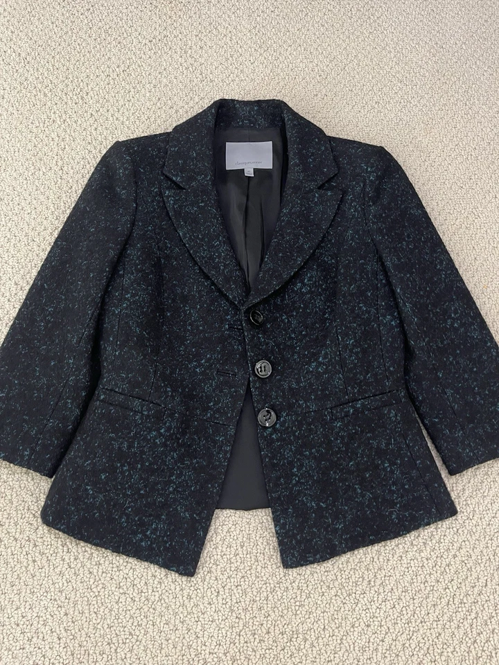 Trajes clásicos entier mujer mezcla lana 2 piezas talla XS/0 Foto 4 de 4