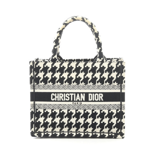 Christian Dior BOOK TOTE Tote Bag Black Canvas #RCB2298