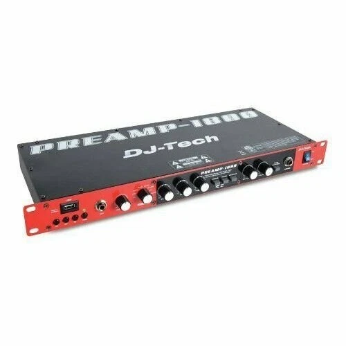 DJ-Tech PREAMP1800 8-Channel Preamplifier with 2-In/2-Out USB Interface - Image 4 of 4