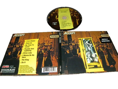 Accept   I'm A Rebel CD, Album, Reissue, Digipak Germany 2000