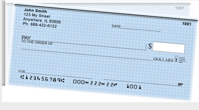 Personal Checks + Deposit Tickets + Check Register / 1 Part Side-Tear