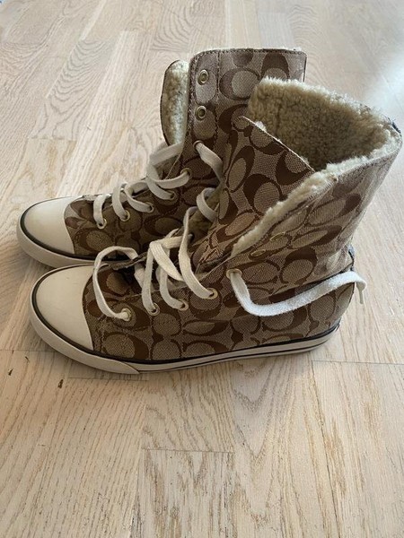 Men Coach Boots Beige 39