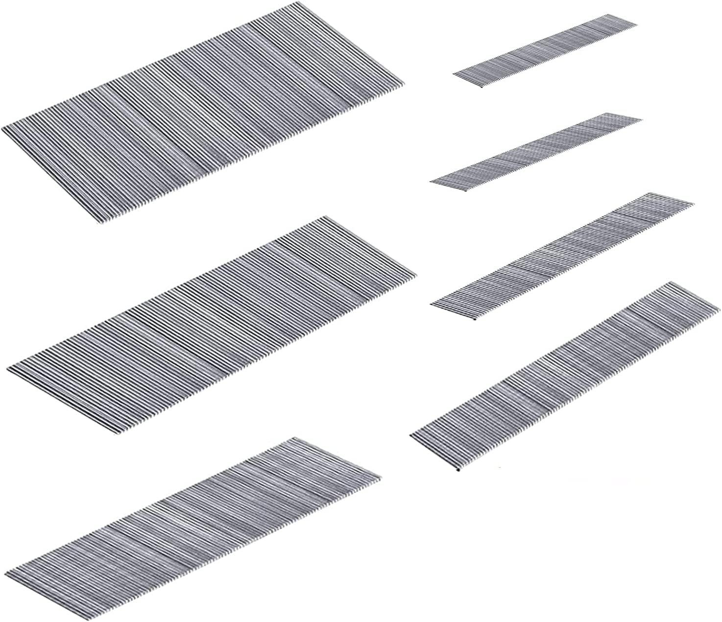 iHMeiju23 Gauge Pin Nails Headless Pins Nails with 7 Different Sizes, 3500pcs A