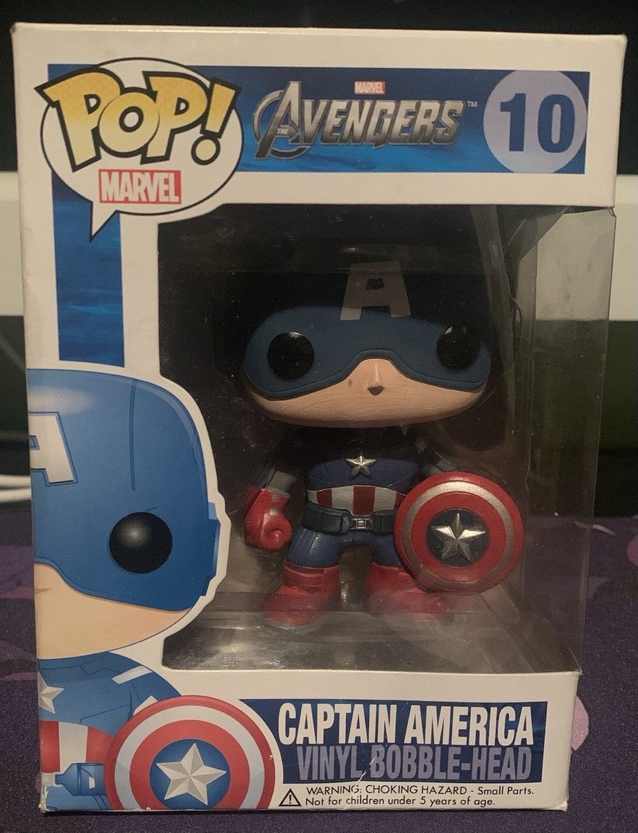 Funko Pop! Vinyl: Marvel Captain America #10 for sale online