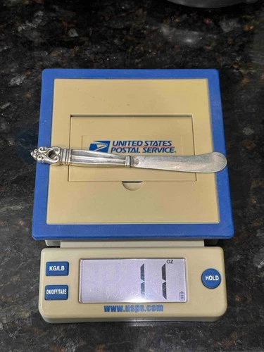 International Sterling Royal Danish FLAT BUTTER KNIFE 6" 32g No  Mono