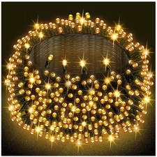 Versatile 82ft LED String Lights - Waterproof Warm White Decor for Any Season