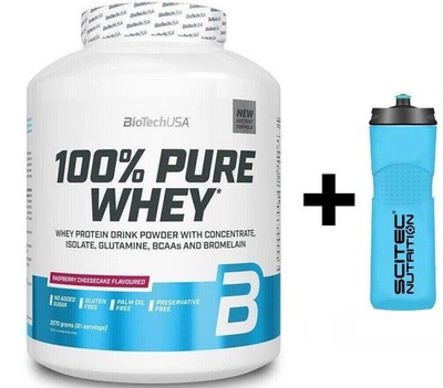 (28,59 /Kg) Biotech USA 100% Pure Whey 2270g / 2,27kg + BONUS !