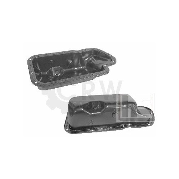 VAN Wezel ÖLwanne Stahl FüR Peugeot 206 SchräGheck 1.4I 1.1I 1.1 106 II CitroëN-image