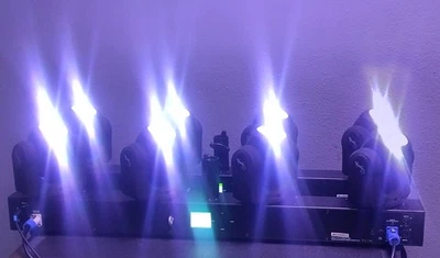 Pair of Cameo HYDRABEAM 4000 RGBW, 4 Ultra-fast Moving Heads, with Flightcase - Image 1 of 4
