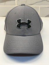 Under Armour Youth Golf/Baseball Hat Size S/M Stretch Fit Gray