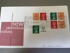 GB STAMPS RARE FIRST DAY COVER MACHIN BOOKLET DEFINITIVES REF NUMBER 6152