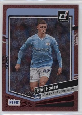 2023-24 Panini Donruss FIFA Red 93/99 Phil Foden #88 0h28