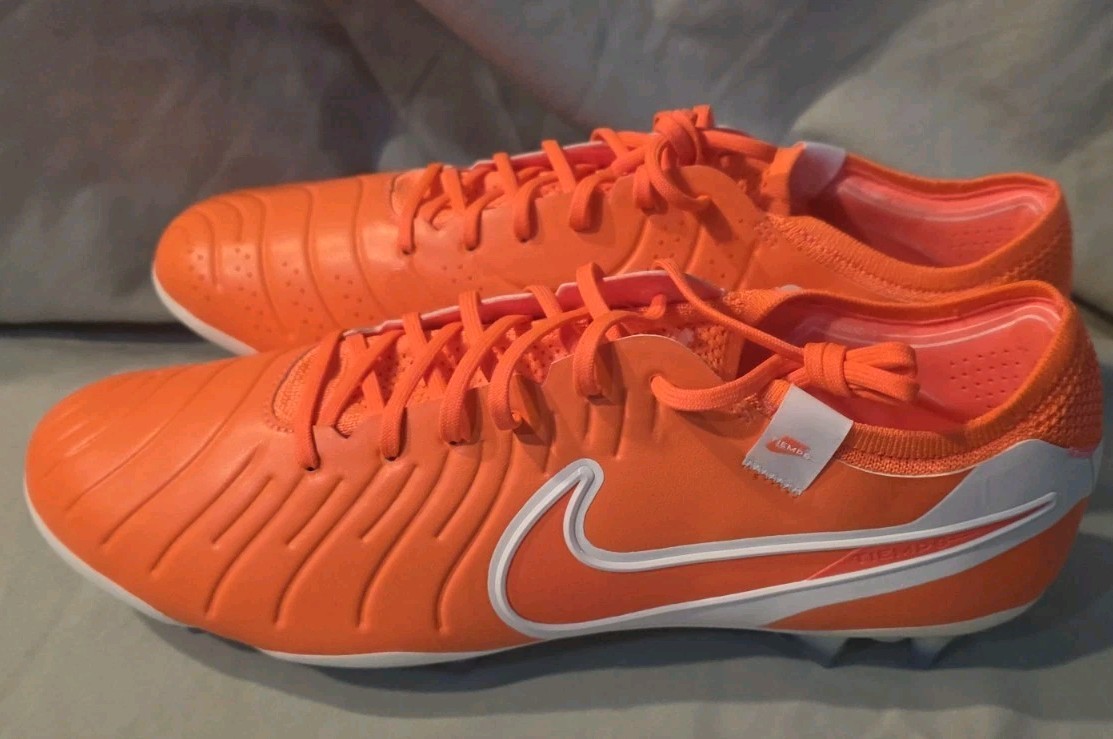 Nike Tiempo Legend 10 Elite FG Soccer Cleats Hot Lava HF4371  display picture 3