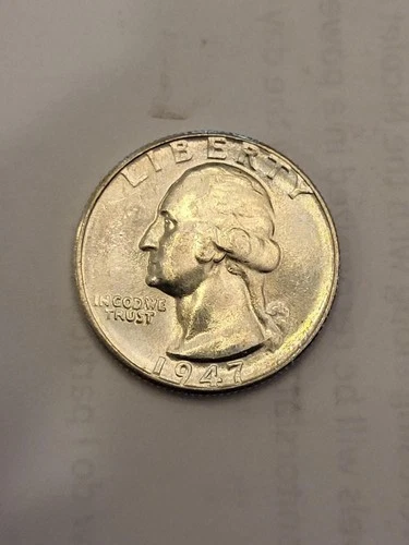 1947 D Washington Quarter FLASHY UNCIRCULATED !!!
