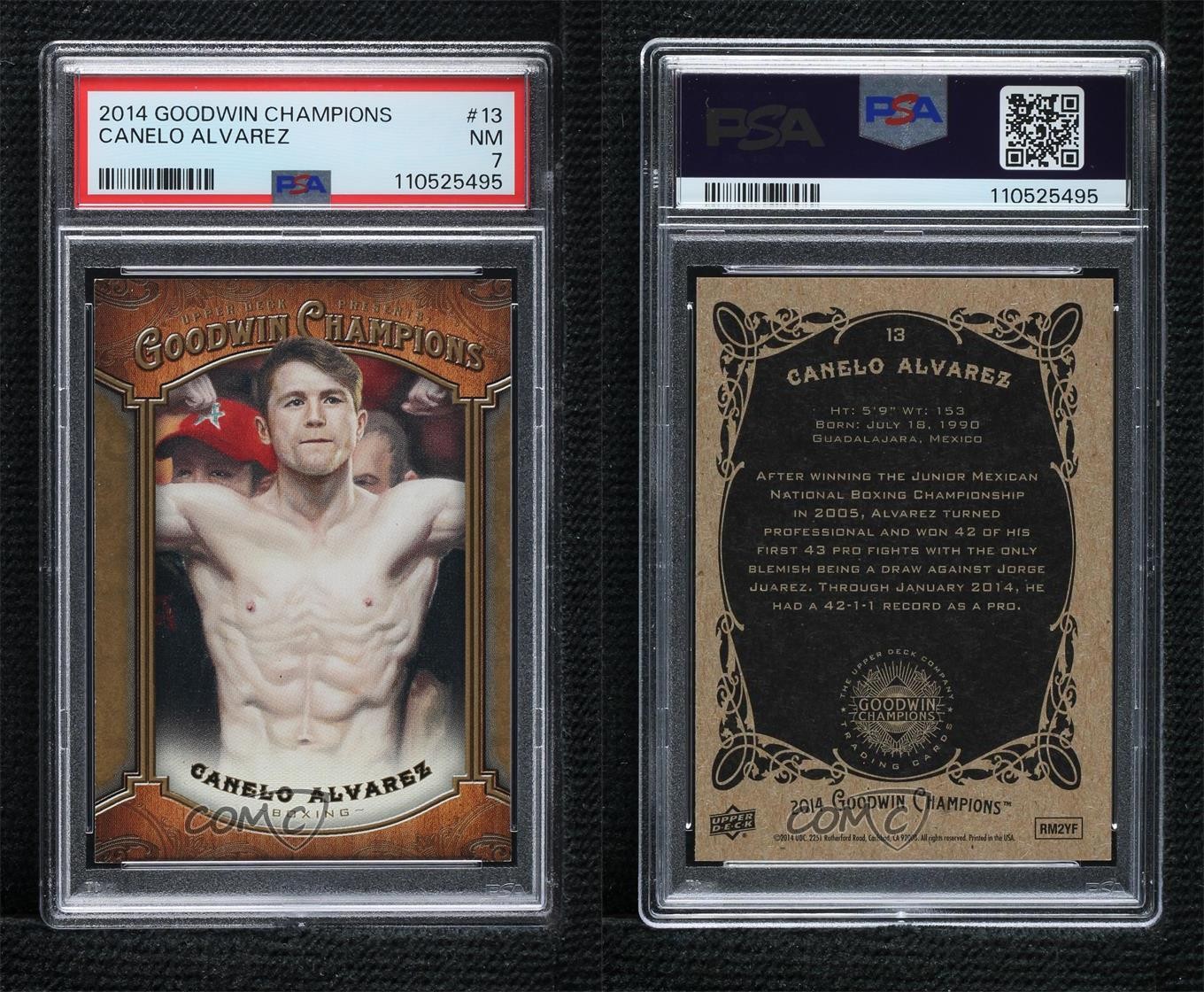2014 Upper Deck Goodwin Champions Canelo Alvarez #13 05or view 3